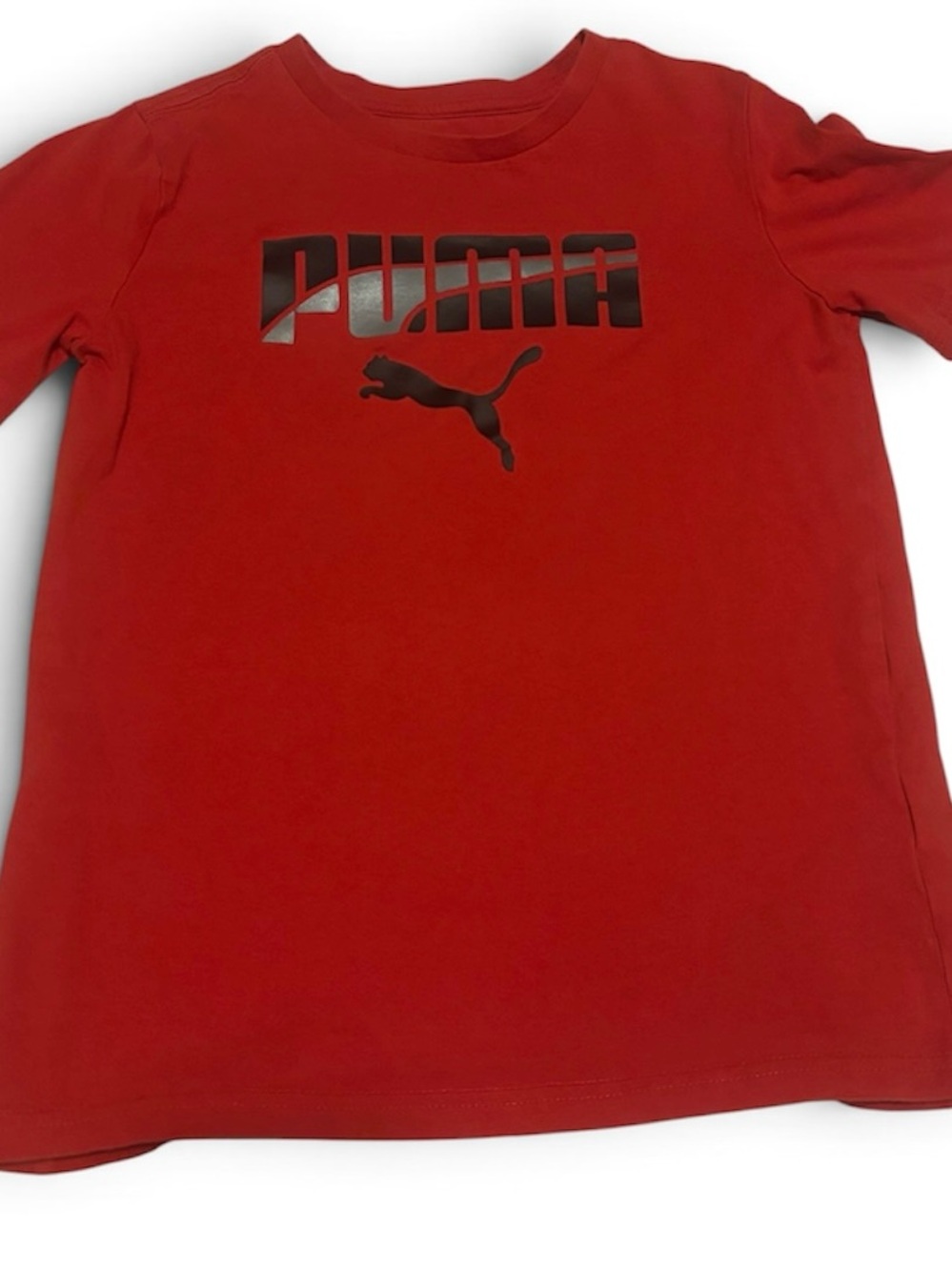 Puma Red Tee with Black Logo